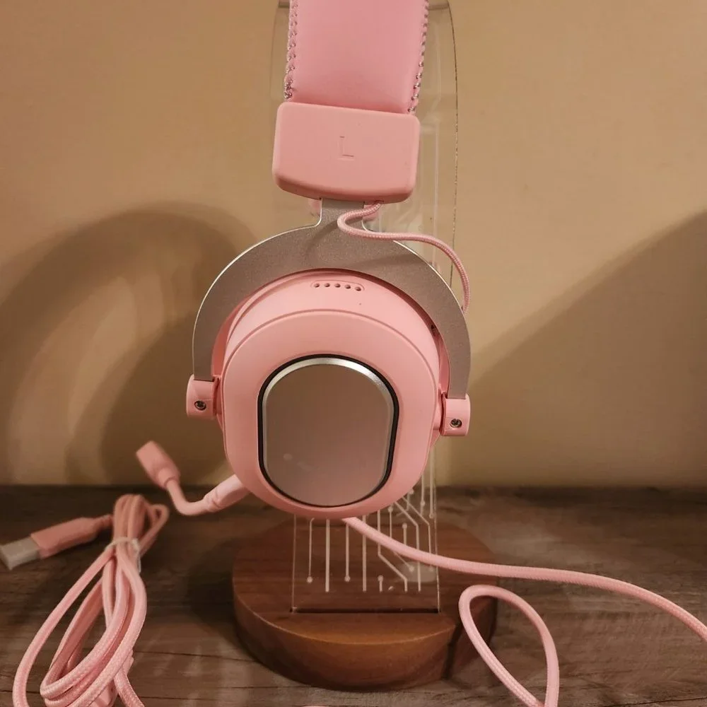 NIB Pink RGB Gaming Headset - Picture 4 of 6